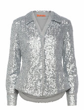 Double Collar Shirt, 2260 Sequins Stine Goya Silver