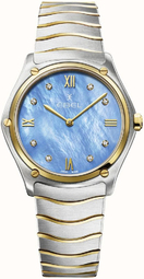 Ebel Dameur 1216603 Classic Blå/18 Karat Guld Ø33 Mm