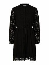 Slftatiana Ls Short Embr Dress Noos Selected Black