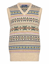 Fair Isle Cotton-cashmere Sweater Vest Polo Ralph Lauren Beige