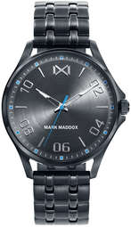 Mark Maddox Herreur Hm7110-55 Classic Sort/stål Ø40 Mm
