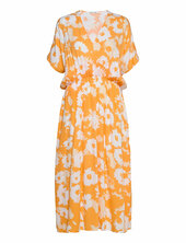 Andina Long Dress Aop 8083 Samsøe Samsøe Orange