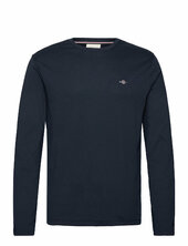 Shield Logo Ls T-shirt Gant Navy