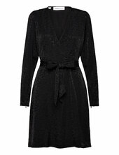 Slfceleste Ls Short Dress B Selected Black