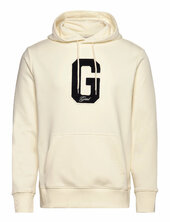 G Badge Hoodie Gant Cream