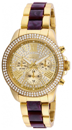 Invicta Dameur 20508 Angel Guld/gul Guldtonet Stål Ø38 Mm