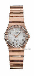 Omega Dameur 1158.75.00 Constellation 22.5 Mm Hvid/18 Karat Rosa Guld