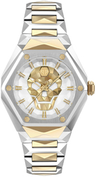 Philipp Plein Dameur Pwada0424 The Skull Sølvfarvet/gul Guldtonet
