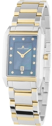 Jacques Lemans Dameur 1-2158p Torino Blå/guldtonet Stål Ø23 Mm