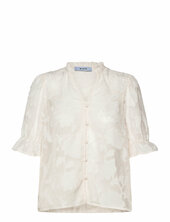 Msrekira V-neck Blouse Minus Beige