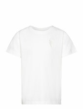 Regular Short Sleeve Heavy Single W Knowledge Cotton Apparel White
