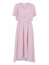 Vimirage 2/4 V-neck Ankle Dress/bm/dc Vila Pink