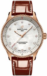 Breitling Dameur R77320e61a1p1 Navitimer 32 Hvid/læder Ø32 Mm