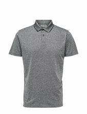 Slhleroy Ss Polo Noos Selected Grey