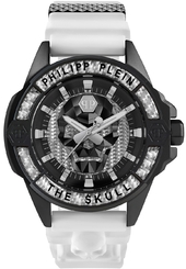 Philipp Plein Herreur Pwaaa1822 The Skull Sort/gummi Ø44 Mm