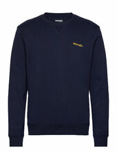 Small Logo Crew Wrangler Navy