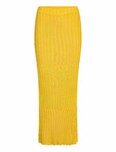 Striped Rib Skirt House Of Dagmar Yellow