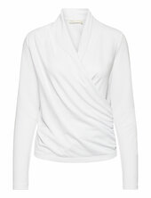 Alanoiw Wrap Blouse Inwear White