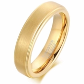 Golden Tungstenring 6mm Bred