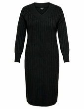 Olmnew Tessa L/s Midi V Dress Knt Only Maternity Black