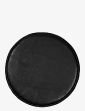 Woody Leather Seat Cushion Oyoy Living Design Black