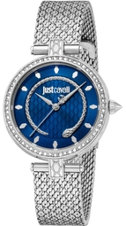Just Cavalli Dameur Jc1l240m0015 Glam Chic Blå/stål Ø32 Mm