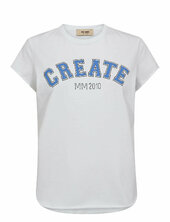 Mmcelli O-ss Tee Mos Mosh White