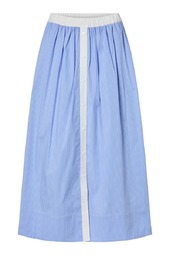 Y.a.s - Nederdel - Abri Hw Long Skirt - Vista Blue