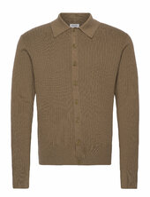 Cotton Merino Knit Shirt Filippa K Khaki