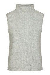 Neo Noir - Top - Odelia Knit Top - Light Grey