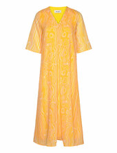 Dontemd Long Print Dress Modström Orange