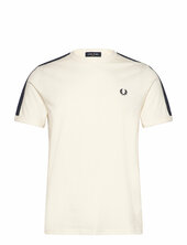 Contrast Tape Ringer Tee Fred Perry Cream