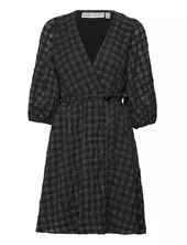 Alexiw Wrap Dress Inwear Patterned