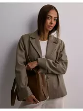 Object Collectors Item Objnicole L/s Wool Jacket Noos Frakker Fossil Melange Col