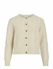 Vimiri O-neck L/s Knit Cardigan Vila Cream