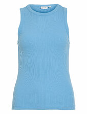 Visola S/l Tank Top - Noos Vila Blue