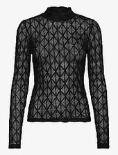 Mstamia Lace Top Minus Black