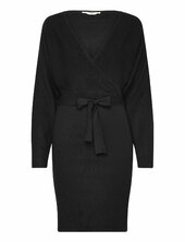 Objradja Knit L/s Re Dress 134 Object Black