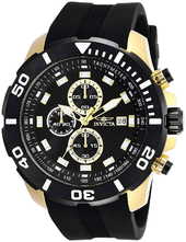 Invicta Herreur 27733 Pro Diver Sort/gummi Ø52 Mm