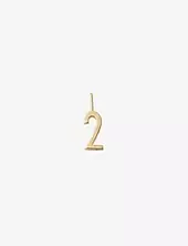 Lucky Numbers 10mm Gold Design Letters Gold