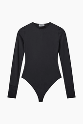 Gigi Long Sleeve Body - Deep Black - H2o Fagerholt - Sort Xxs