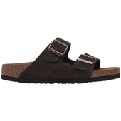 Sandaler Birkenstock Arizona Suede Leather Narrow - Mocca