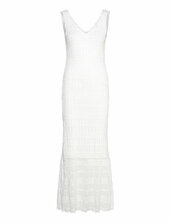 Vihilma V-neck S/l Maxi Dress/br/dc Vila White