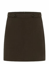 Kamerle Button Skirt Kaffe Brown