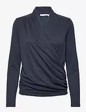 Alanoiw Wrap Blouse Inwear Navy