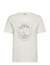 Reg Graphic Ss T-shirt Gant White