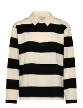 Polo Shirt From Freequent In A Soft Material With Classic, Sporty Stripes. The P Free/quent Patterned
