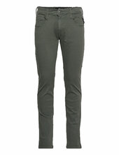 Anbass Trousers Slim Hyperflex Colour Xlite Replay Green