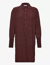 Jamie Shirt Dress Hunkydory Brown