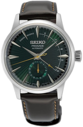 Seiko Herreur Ssa459j1 Presage Grøn/læder Ø40.5 Mm